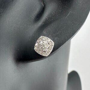 Beautiful Natural 1/4 ct Cushion Cut Diamond Stud Earrings